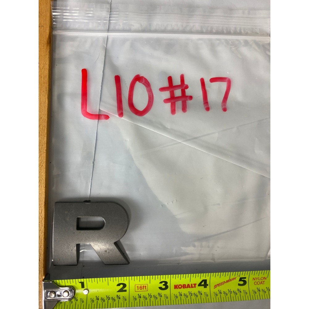 Chrome r Number Emblem Badge Nameplate‎ OEM